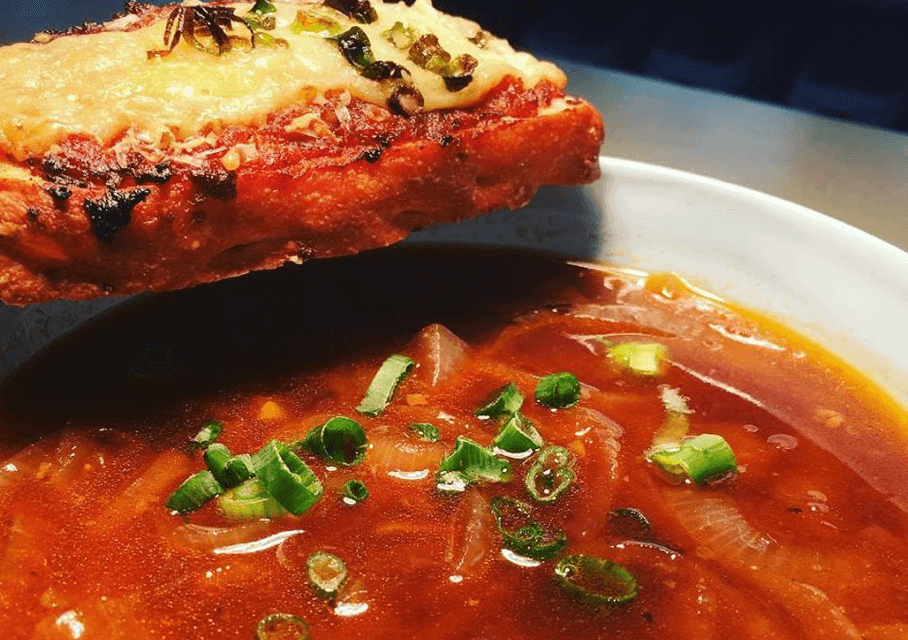 Soup and Pizza Toast
